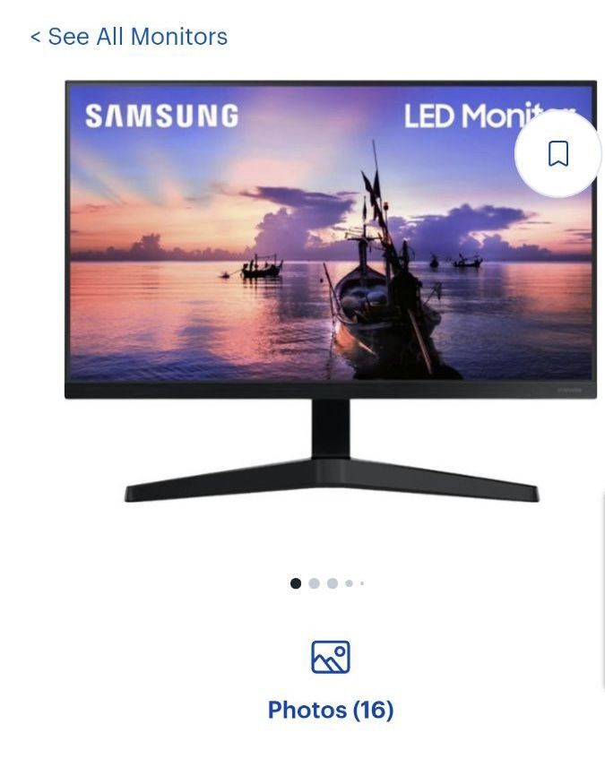 Samsung LED Monitor T350 Series. 24 Inch Gaming Monitor