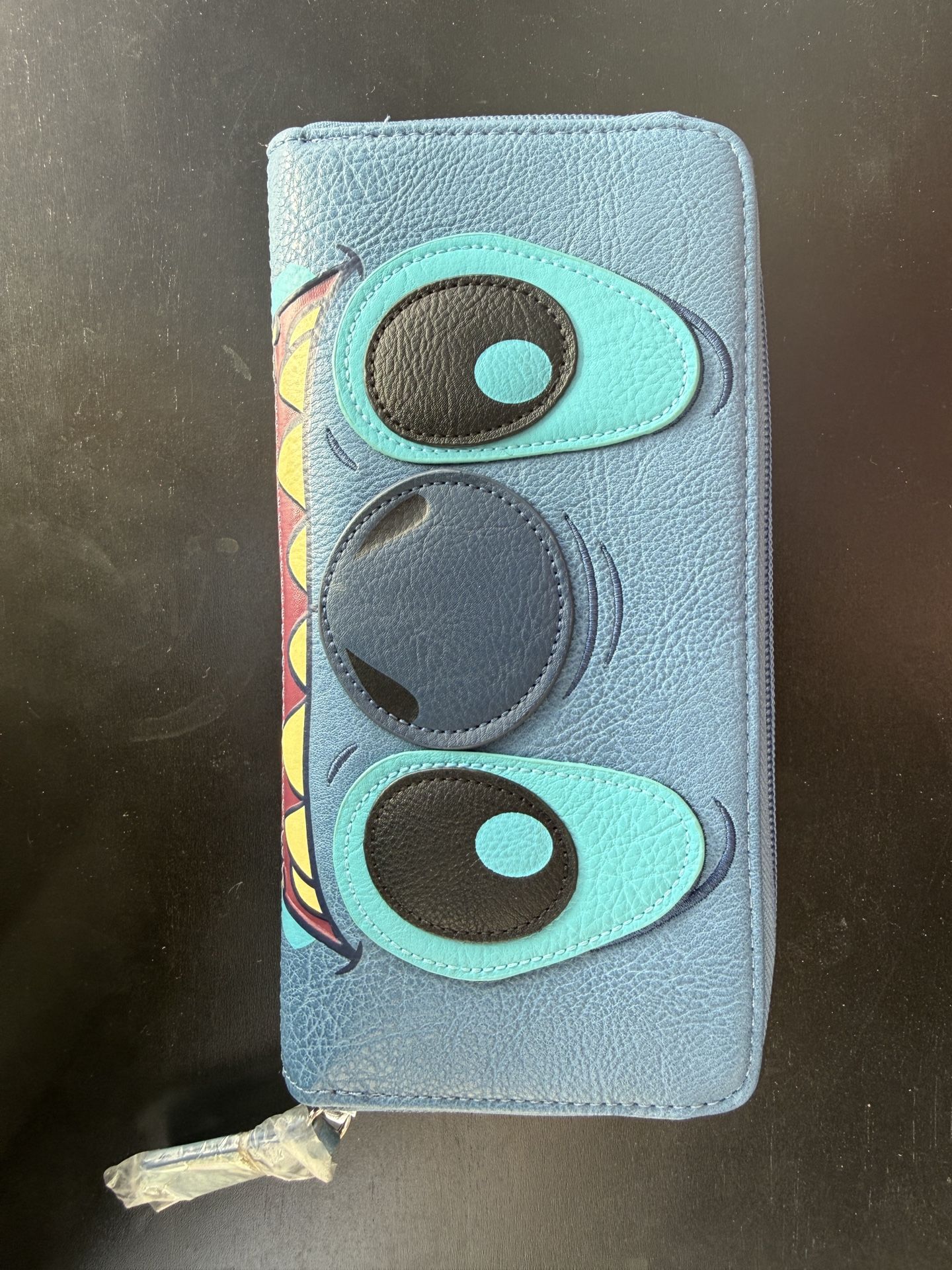 Disney Park Exclusive Lilo & Stitch Zip Around Wallet Dual Face Expression