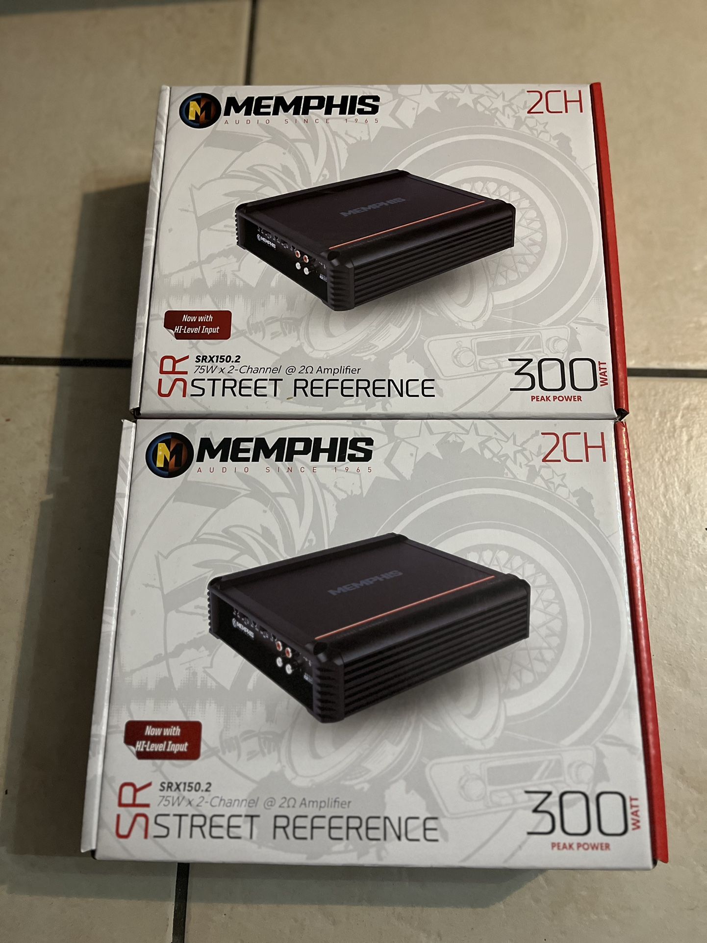 Memphis Audio Srx150.2 150 Watt RMS 2-Channel Car Stereo Amplifier 2-Ohm Amp