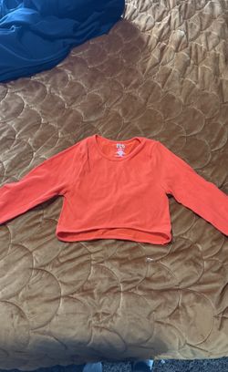 Orange Crop Top