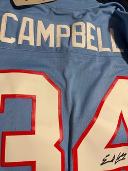 Earl Campbell Signed Houston Oilers #34 Mitchell & Ness Jersey – Fanatics Authenticated