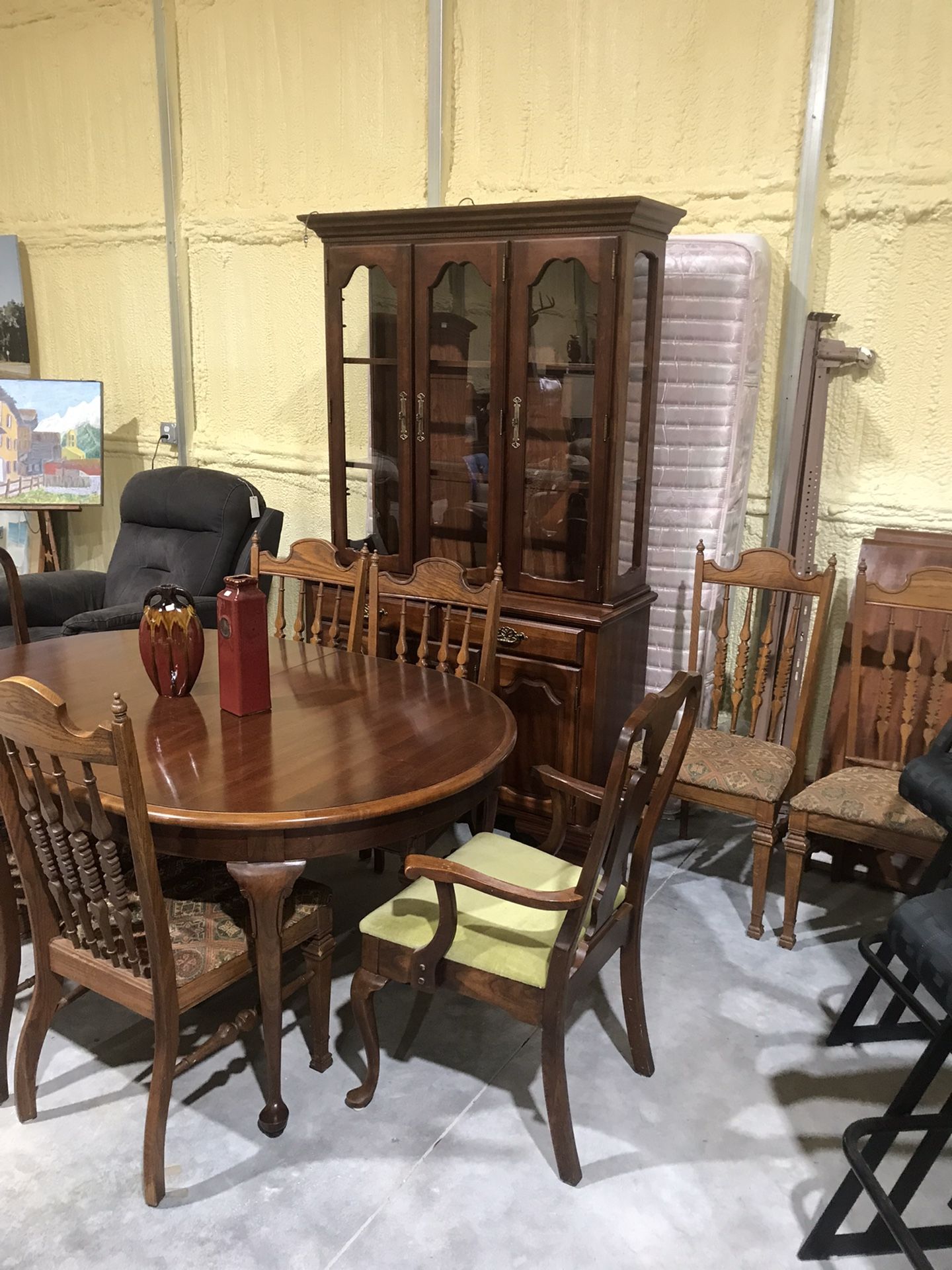 All Wood Dining Room Set