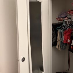 Over the door full length mirror