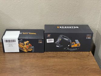 Yigong Rc excavator and bulldozer