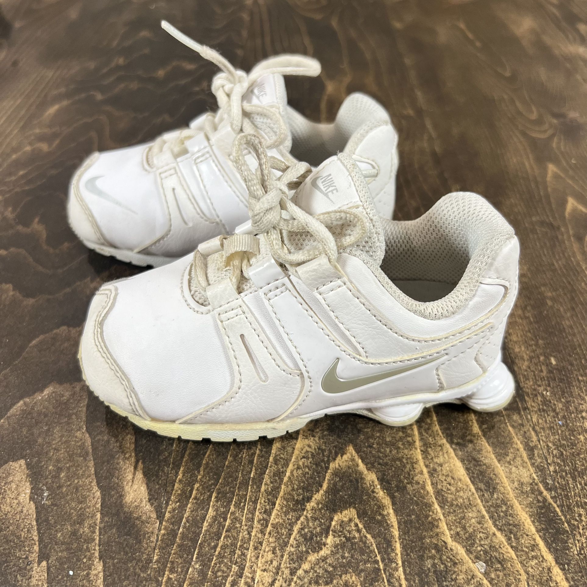 Nike white Shox toddler Baby Boy/girl  Shoes Size 7c 