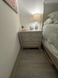 Pair of Gray 2-Drawer Nightstands - Both for $250 - WILL DELIVER - MUST GO
