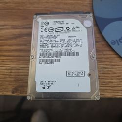 320GB Hitachi 2.5" SATA Internal Hard Drive - Tested & Working