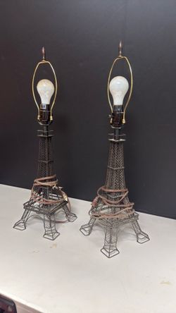 Eiffel Tower Table Lamps – Pair