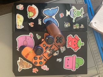 PS4 with controller