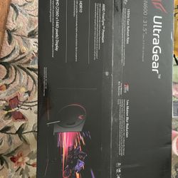 LG Ultragear 32 Inch Unopened 165HZ 4k Gaming Monitor 