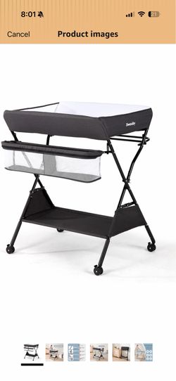 Portable infant changing table