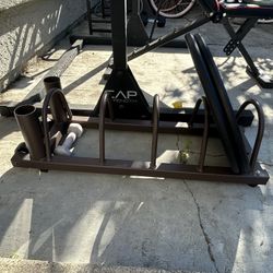 Weight Rack Carrier With Wheels