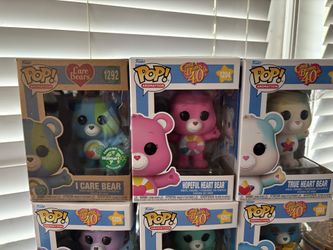 Care Bears Funko Pop Bundle - 6 Figures NIB - Includes Walmart Earth Day Exclusive & 40th Anniversary Set!