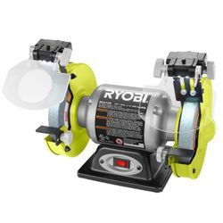 NEW  RYOBI 2.1 Amp 6" Grinder with LED lights