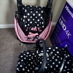 Car Seat And Stroller Minnie Mouse