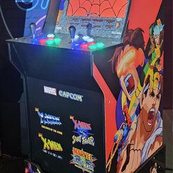X-Men Vs Street Fighter Arcade1up Cabinet With Over 15,000 Video Games 