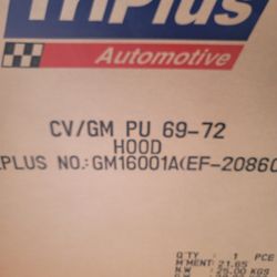 69-72 C10 Stock Hood