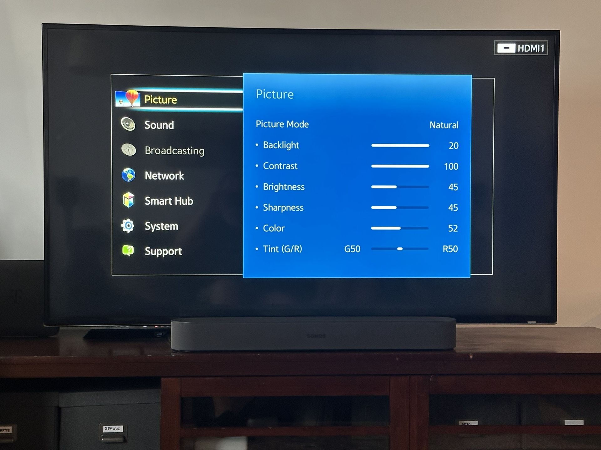 Samsung 55” UN55HU6840 HDTV
