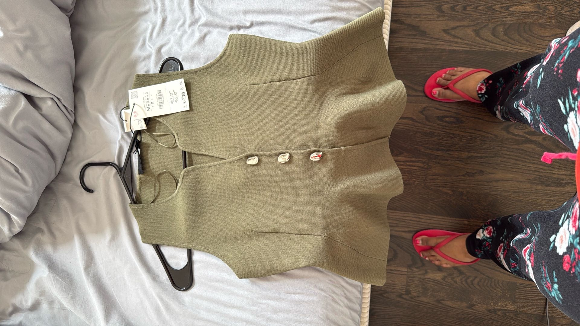 Brand New Unworn ZARA green top