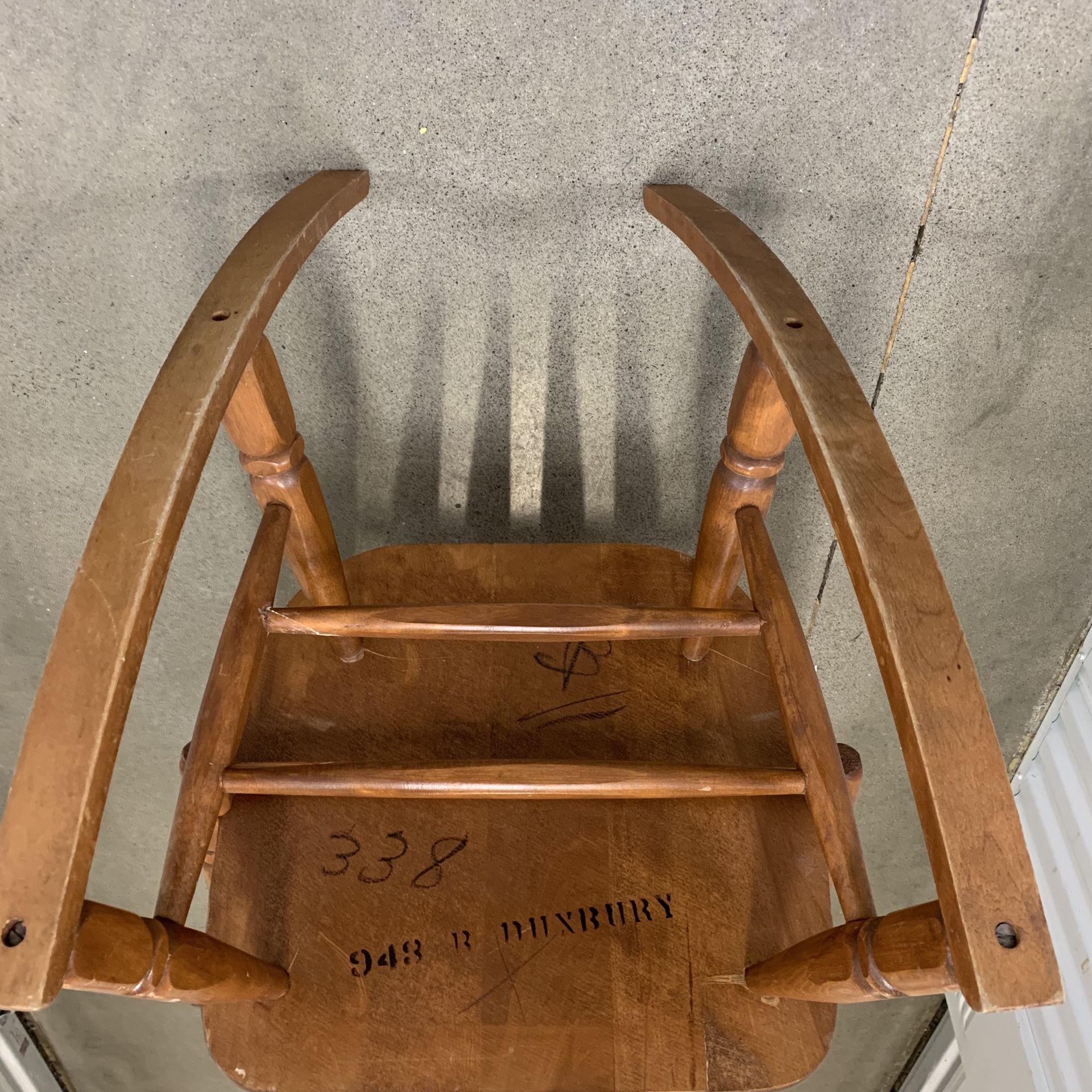 Vintage / antique 948 R Duxbury Rocking Chair / Maple Rocker