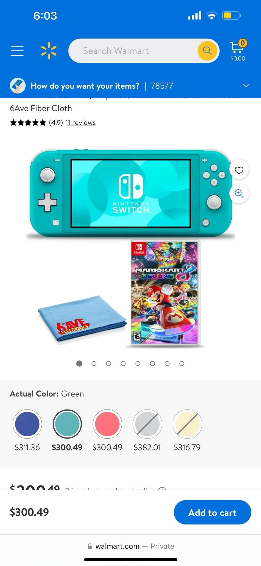 Nintendo Switch Lite 