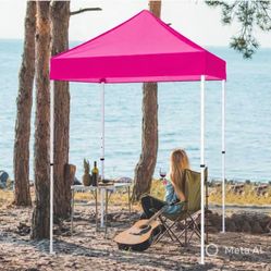 Hot Pink Fuchsia 5x5 Heavy Duty Waterproof Canopy Strong Frame 