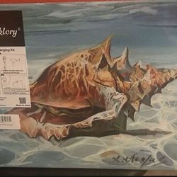 New Shell Ocean Picture On Canvas. Ready To Hang 