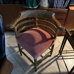 Vintage Chinese Corner Arm Chair