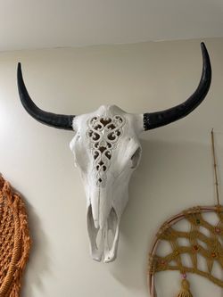 Home decor- design skull, boho