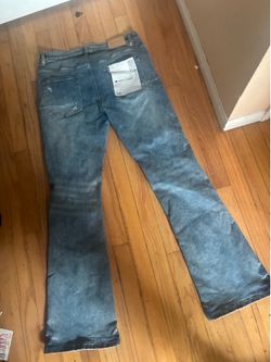 purple jeans