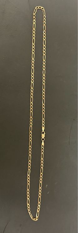 14 k chain figaro design yellow gold20”