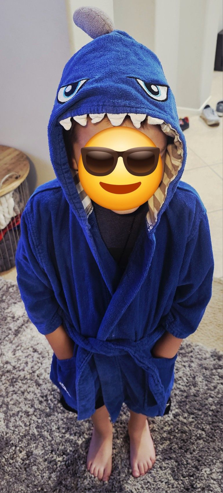 Nautica shark towel/robe