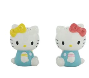 Hello Kitty Set of Ceramic Salt and Pepper Shakers