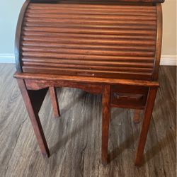 Vintage Roll Top Kids Secretary Desk