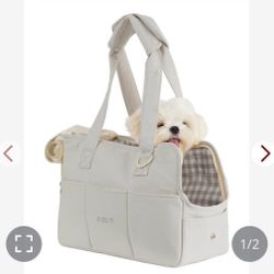 Pet Purse For Small Critter. My Chihuahua fits in it just fine and has room despair.