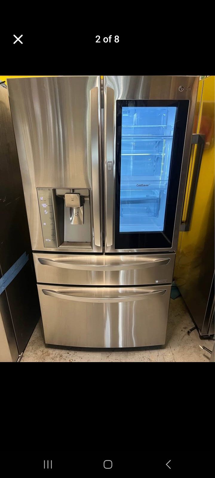 Beautiful LG Instaview Refrigerator!!!!