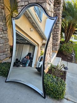 Oversized 7ft Bassett Mirror Company Floor/Leaner Mirror - Statement Piece
