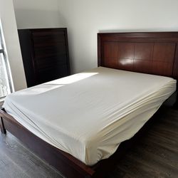 Solid Wood Queen Bed Frame