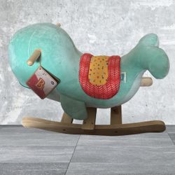 Whale Rocking Toy – Wooden Ride-On