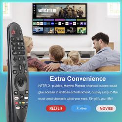 Magic Remote for LG UHD OLED QNED NanoCell Webos Smart TV Voice Magic Remote Control Replacement
