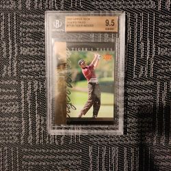 Graded Tiger Woods Golf Card 