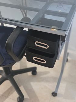 Glass top desk! Must GO! Best Offer!