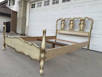 Hard Wood Full Size Bed Frame 