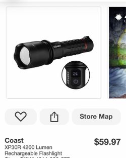 XP30R 4200 Lumen Rechargeable Flashlight
