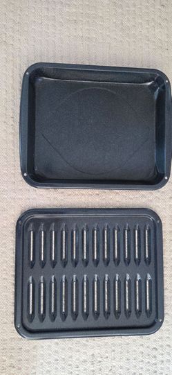 OEM Frigidaire Gallery Oven Broiler Pan & Slotted Insert Set – Barely Used