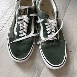Green vans  shoes size 10