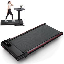 Walking Pad Treadmill with Incline, Portable Under Desk Treadmill with Incline, 2.5HP Folding Treadmills for Home Small Spaces