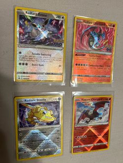 Radiant Pokemon Reverse holo bundle MINTY