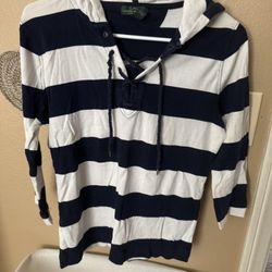 Lauren Ralph Lauren Hooded Shirt (M)