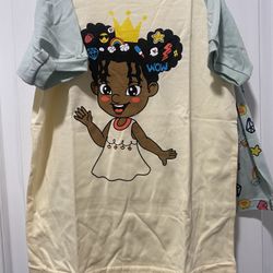 GIRLS SIZE 8Y AFRICAN AMERICAN PRINCESS SET